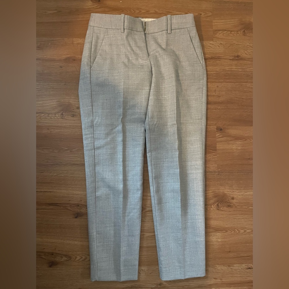 J.Crew City Fit Skimmer grey lined dress pants